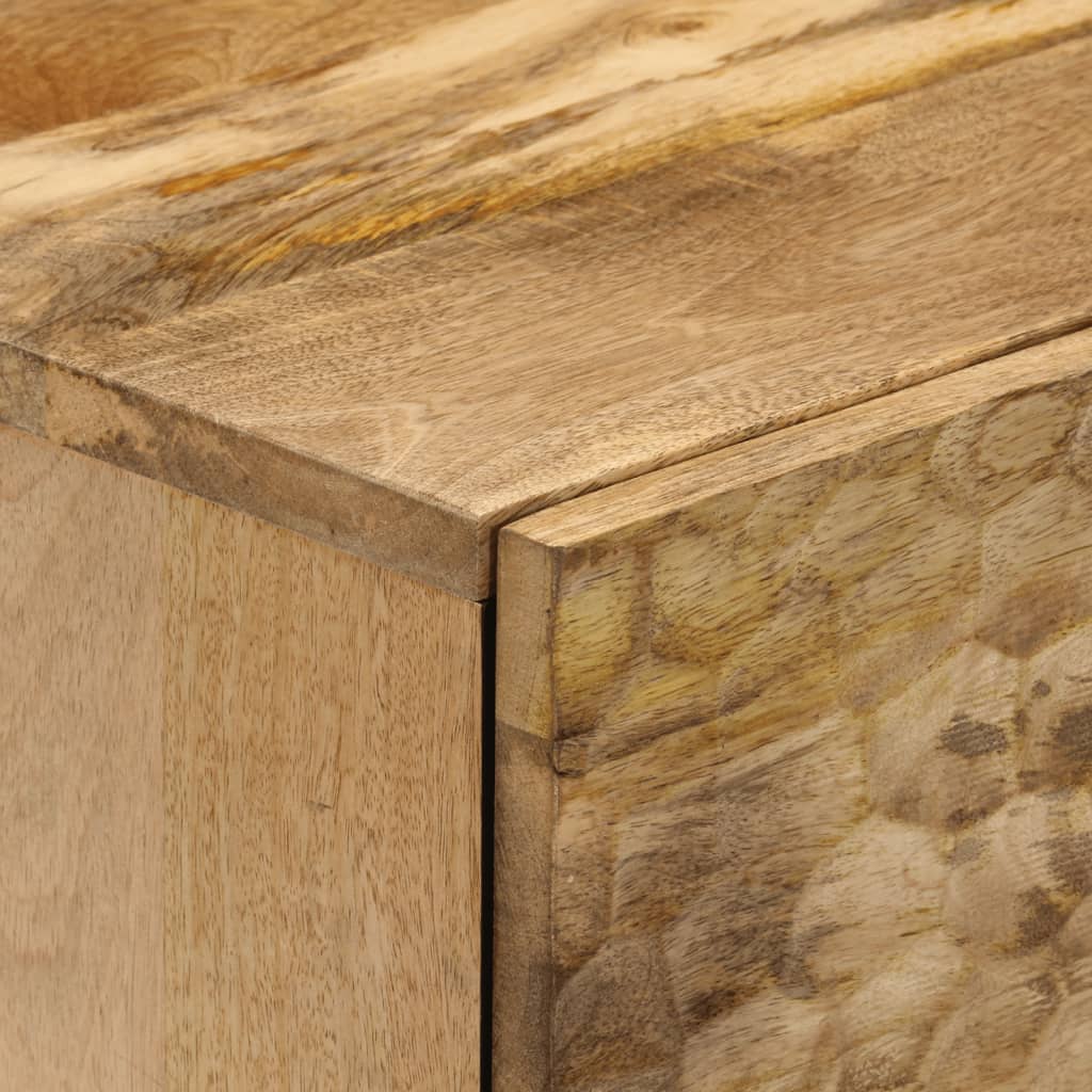 Credenza 40x33x75 cm in Legno Massello di Mango