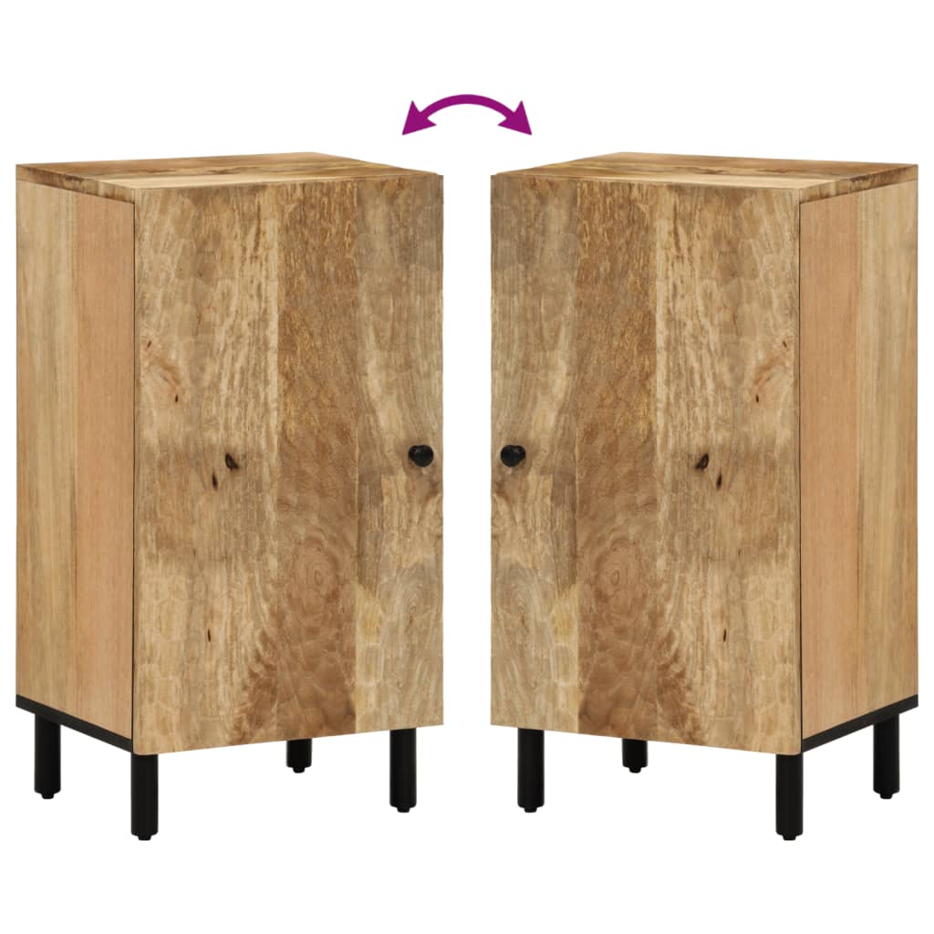 Credenza 40x33x75 cm in Legno Massello di Mango