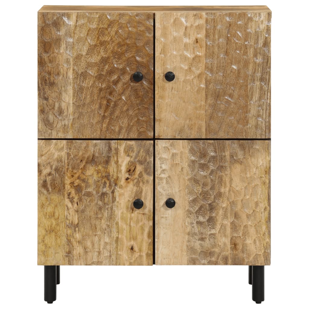 Credenza 60x33x75 cm in Legno Massello di Mango