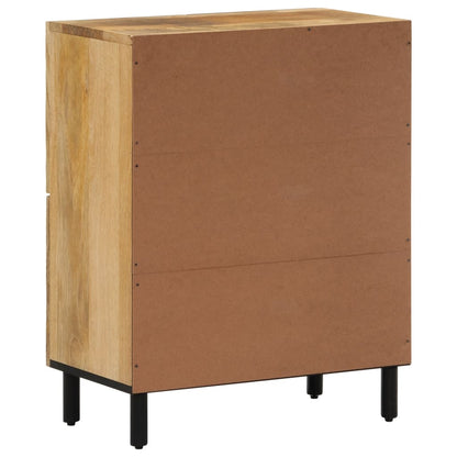 Credenza 60x33x75 cm in Legno Massello di Mango