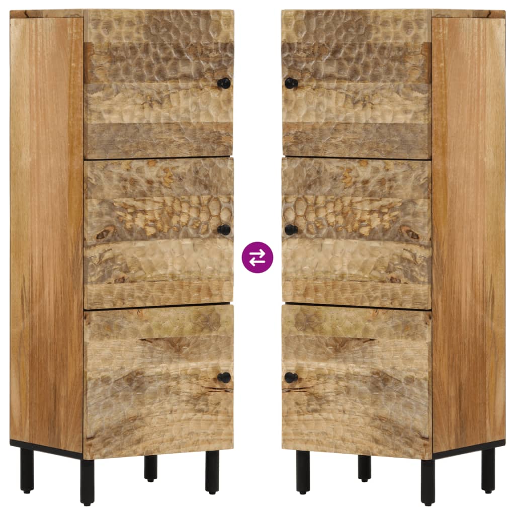 Credenza 40x33x110 cm in Legno Massello di Mango