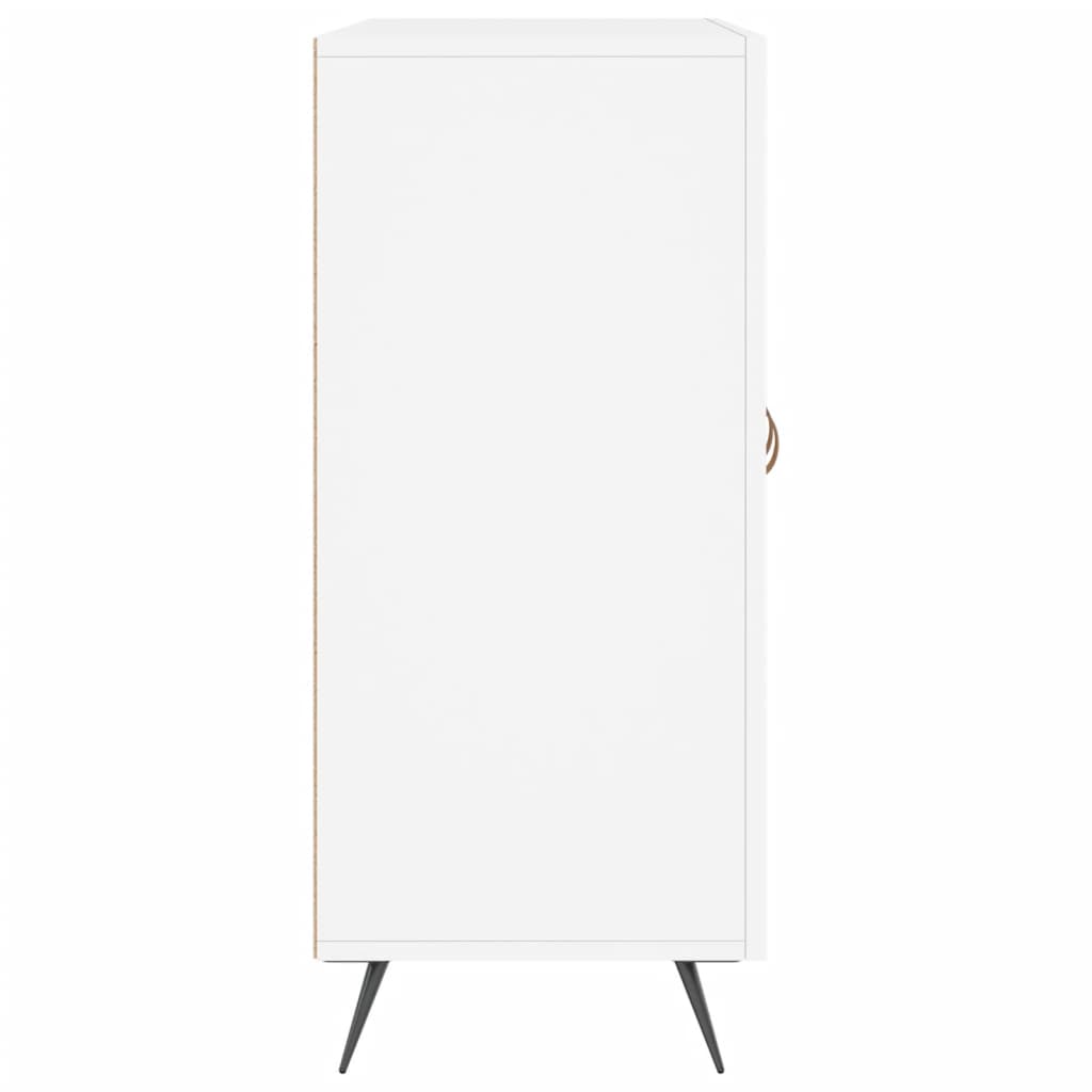 Credenza Bianca 90x34x80 cm in Legno Multistrato - homemem39