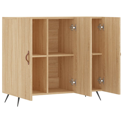 Credenza Rovere Sonoma 90x34x80 cm in Legno Multistrato - homemem39