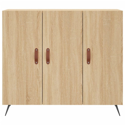 Credenza Rovere Sonoma 90x34x80 cm in Legno Multistrato - homemem39