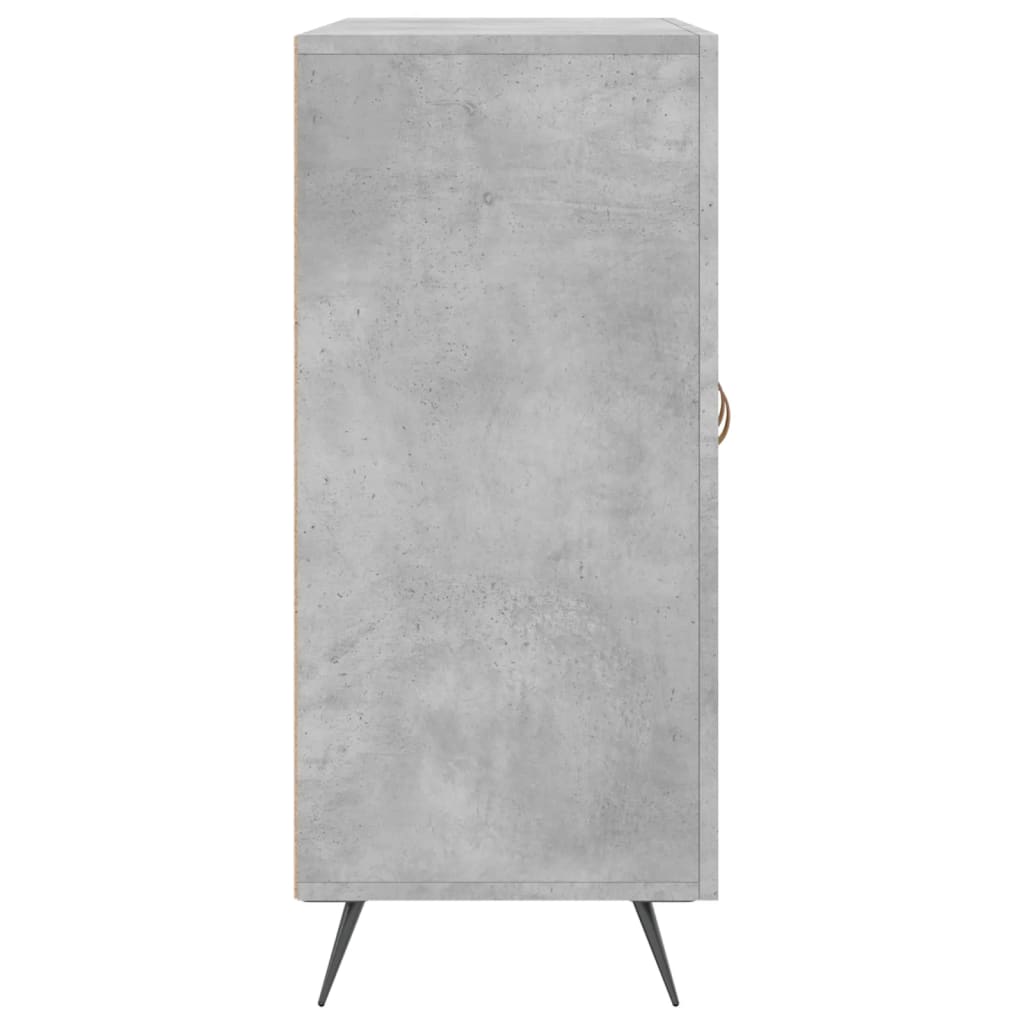 Credenza Grigio Cemento 90x34x80 cm in Legno Multistrato - homemem39