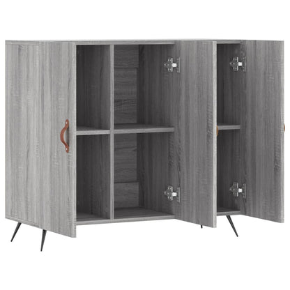 Credenza Grigio Sonoma 90x34x80 cm in Legno Multistrato - homemem39