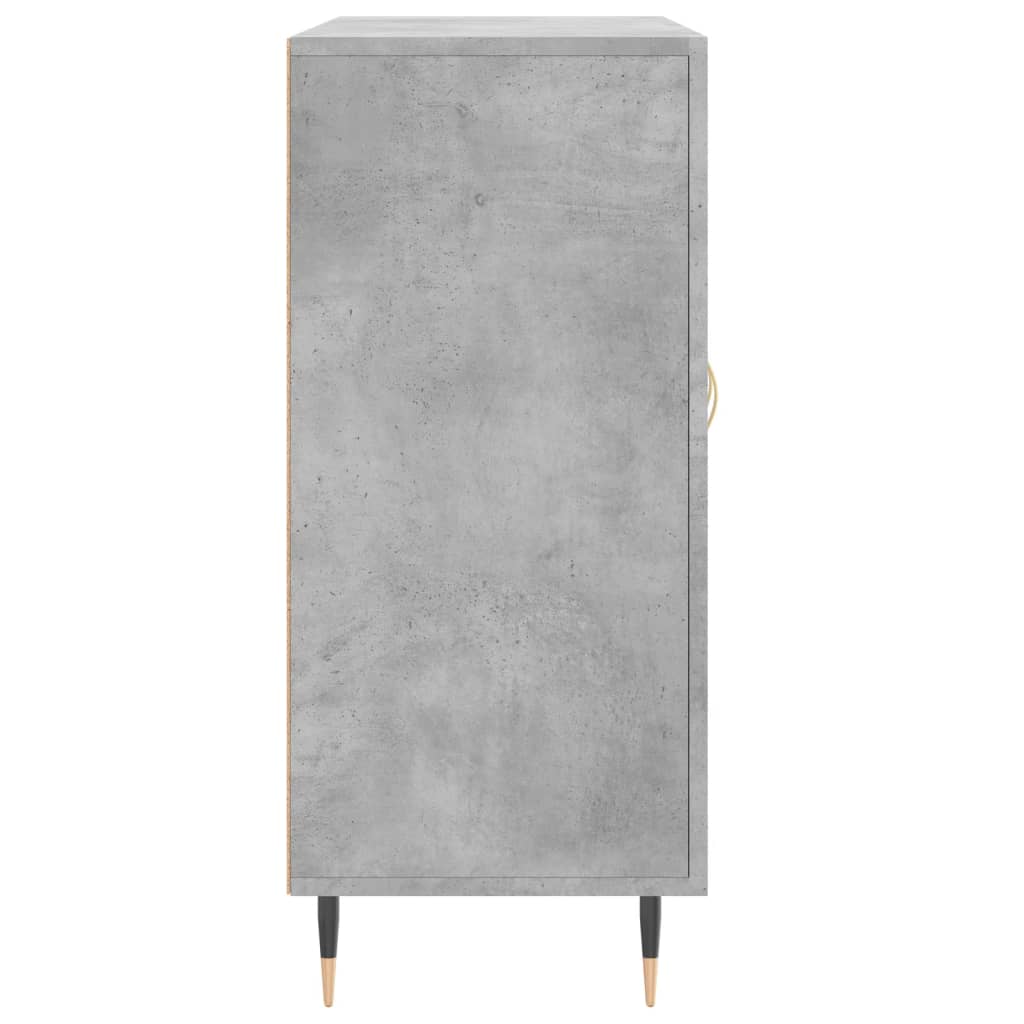 Credenza Grigio Cemento 90x34x80 cm in Legno Multistrato - homemem39