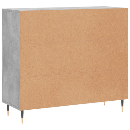 Credenza Grigio Cemento 90x34x80 cm in Legno Multistrato - homemem39