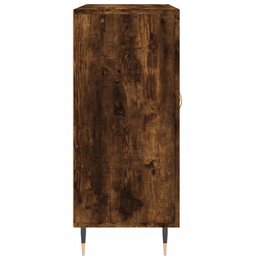 Credenza Rovere Fumo 90x34x80 cm in Legno Multistrato - homemem39