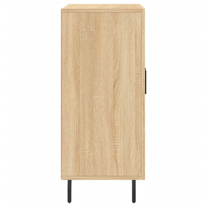 Credenza Rovere Sonoma 90x34x80 cm in Legno Multistrato