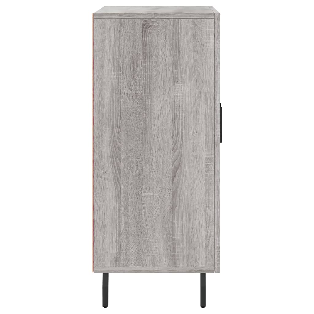 Credenza Grigio Sonoma 90x34x80 cm in Legno Multistrato | homemem39