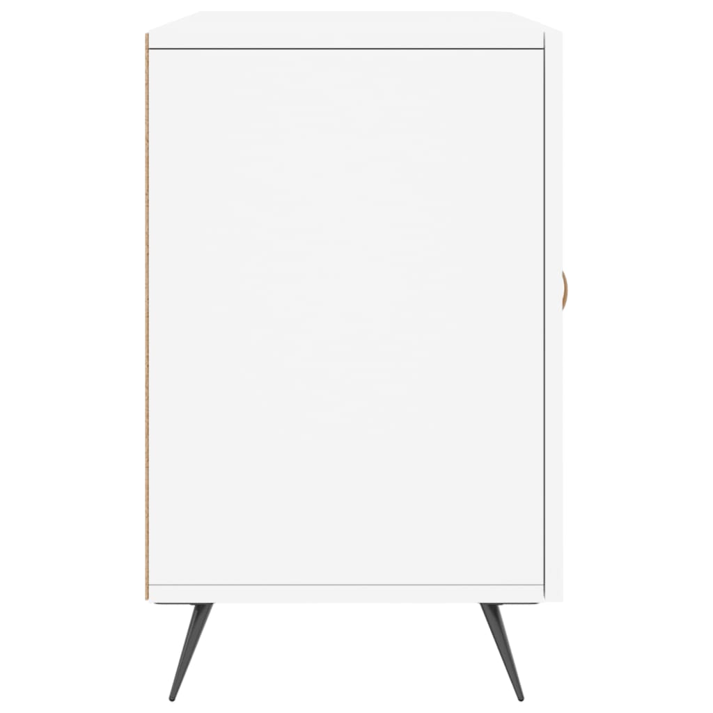 Credenza Bianca 100x36x60 cm in Legno Multistrato