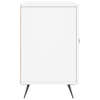Credenza Bianca 100x36x60 cm in Legno Multistrato