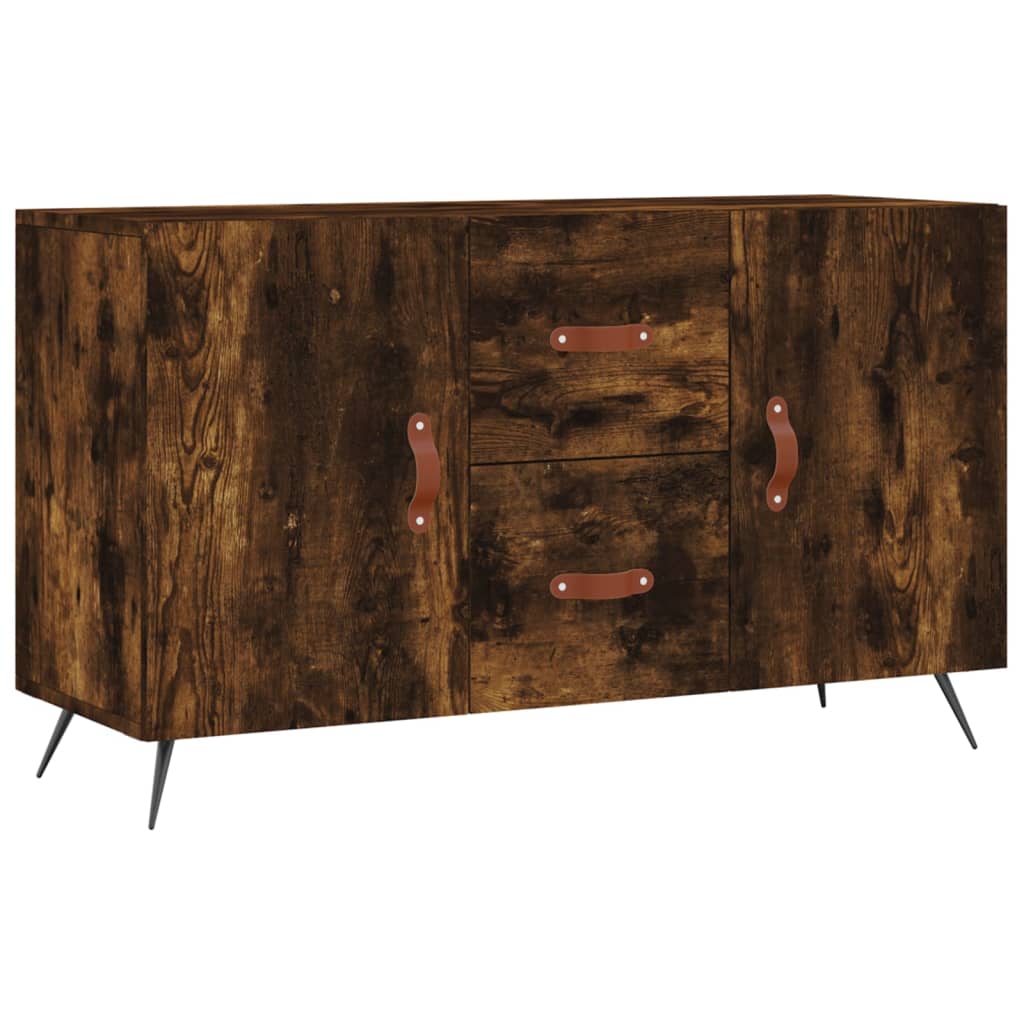 Credenza Rovere Fumo 100x36x60 cm in Legno Multistrato - homemem39