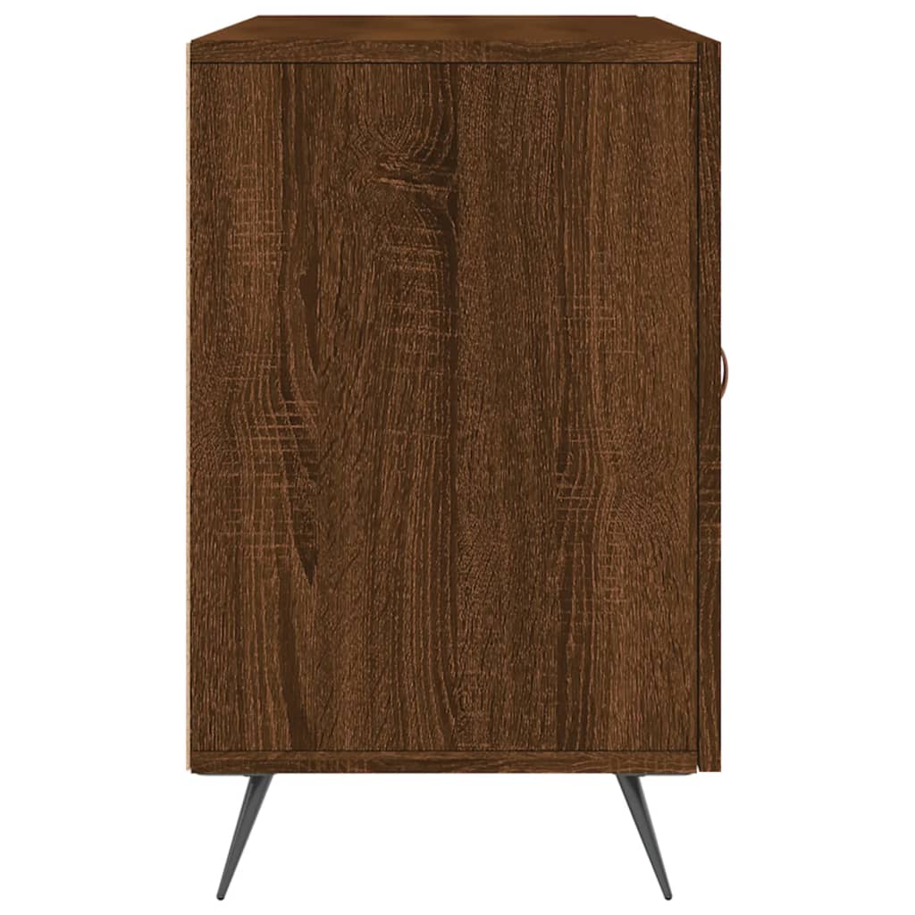 Credenza Rovere Marrone 100x36x60 cm in Legno Multistrato - homemem39