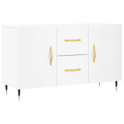 Credenza Bianca 100x36x60 cm in Legno Multistrato - homemem39