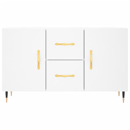 Credenza Bianca 100x36x60 cm in Legno Multistrato - homemem39