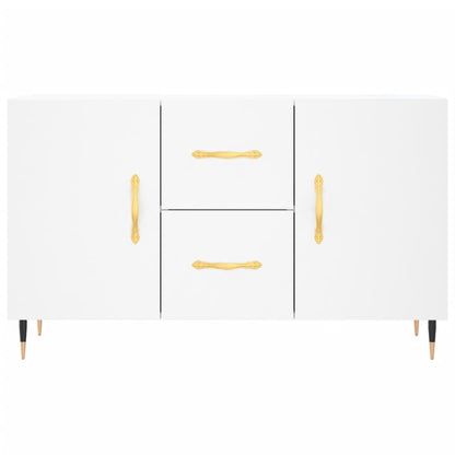Credenza Bianca 100x36x60 cm in Legno Multistrato - homemem39