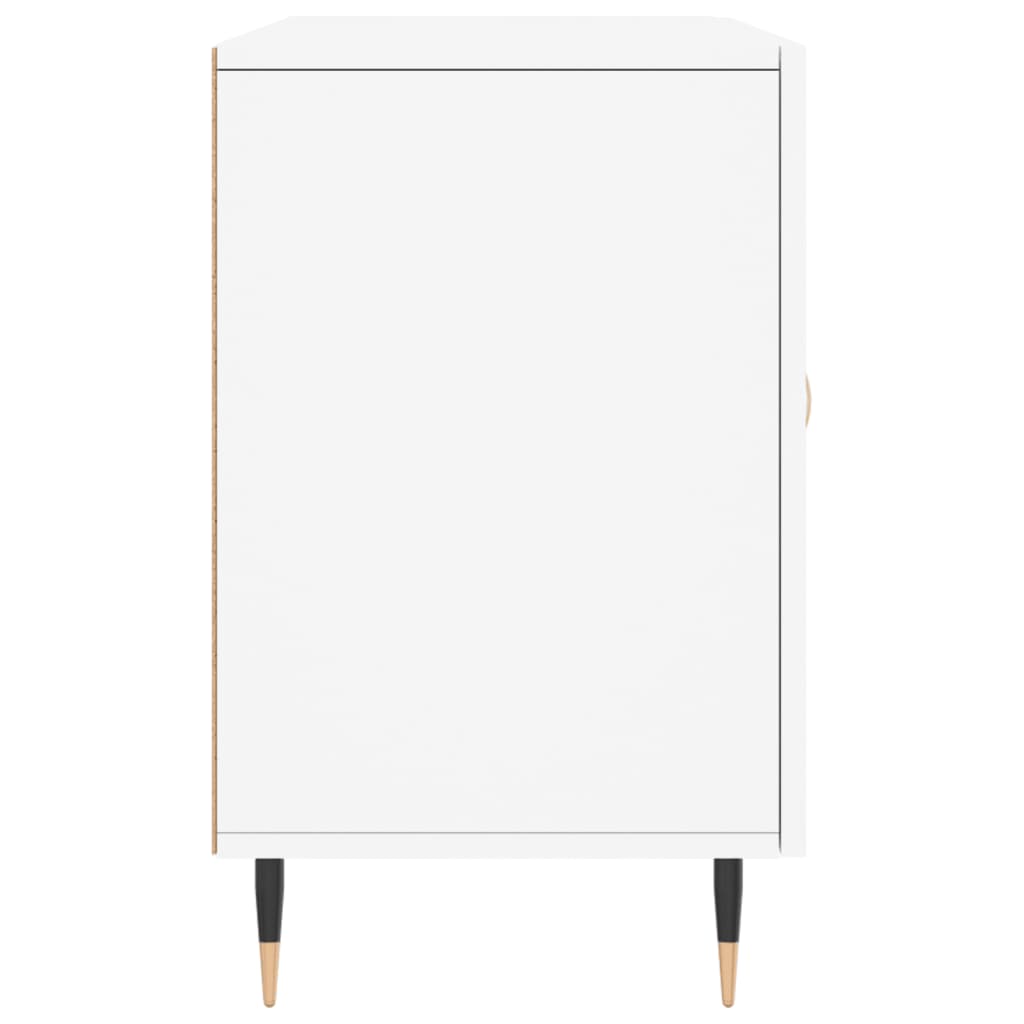 Credenza Bianca 100x36x60 cm in Legno Multistrato - homemem39