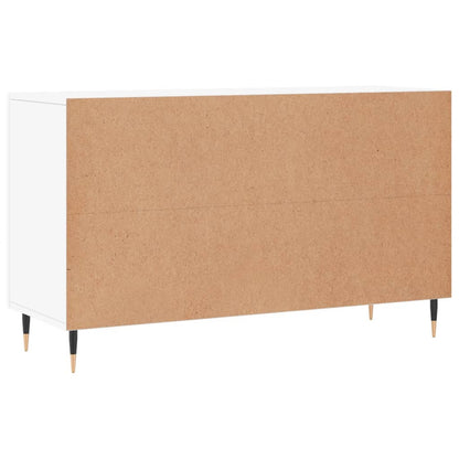 Credenza Bianca 100x36x60 cm in Legno Multistrato - homemem39