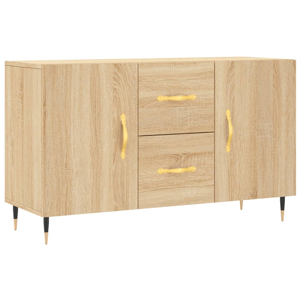 Credenza Rovere Sonoma 100x36x60 cm in Legno Multistrato