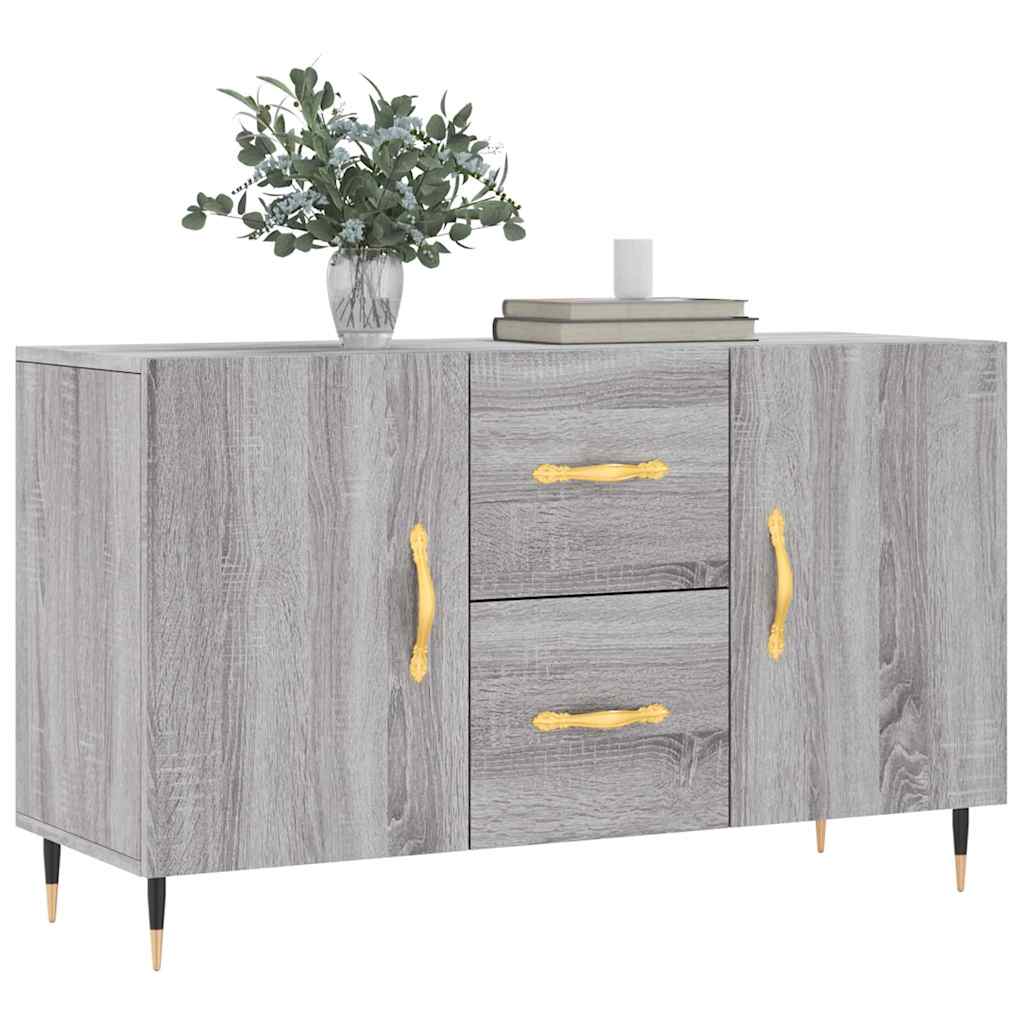 Credenza Grigio Sonoma 100x36x60 cm in Legno Multistrato | homemem39