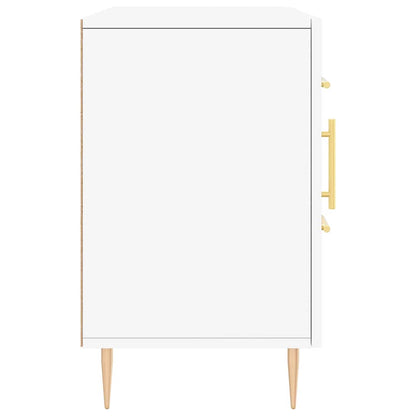 Credenza Bianca 100x36x60 cm in Legno Multistrato