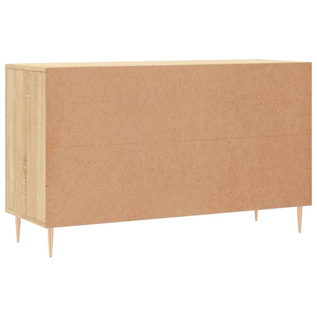 Credenza Rovere Sonoma 100x36x60 cm in Legno Multistrato