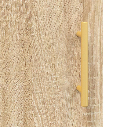 Credenza Rovere Sonoma 100x36x60 cm in Legno Multistrato