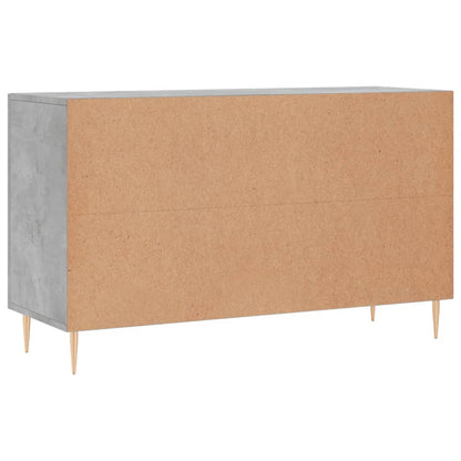 Credenza Grigio Cemento 100x36x60 cm in Legno Multistrato