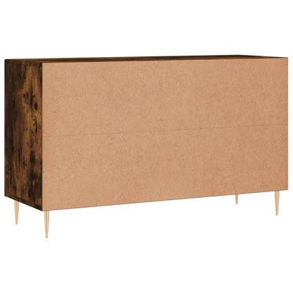 Credenza Rovere Fumo 100x36x60 cm in Legno Multistrato - homemem39