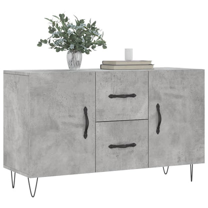 Credenza Grigio Cemento 100x36x60 cm in Legno Multistrato - homemem39