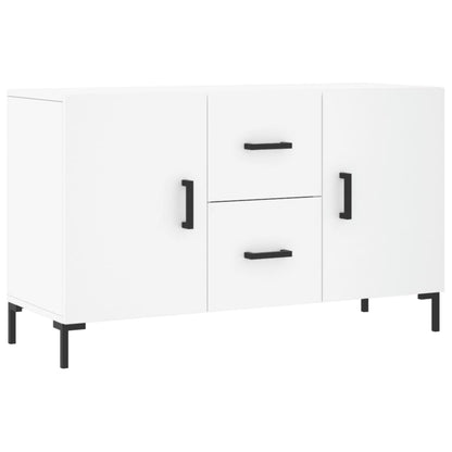 Credenza Bianca 100x36x60 cm in Legno Multistrato - homemem39