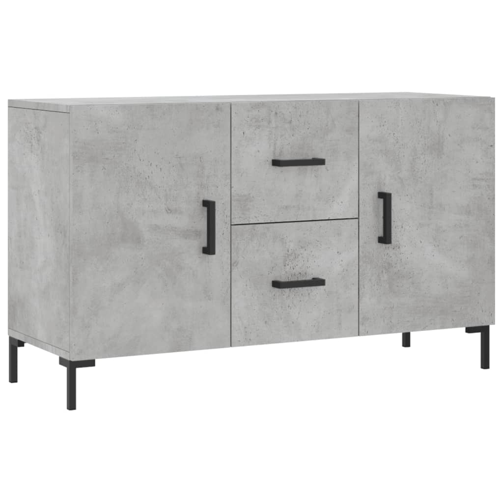 Credenza Grigio Cemento 100x36x60 cm in Legno Multistrato - homemem39