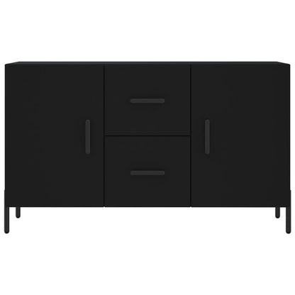 Credenza Nera 100x36x60 cm in Legno Multistrato - homemem39