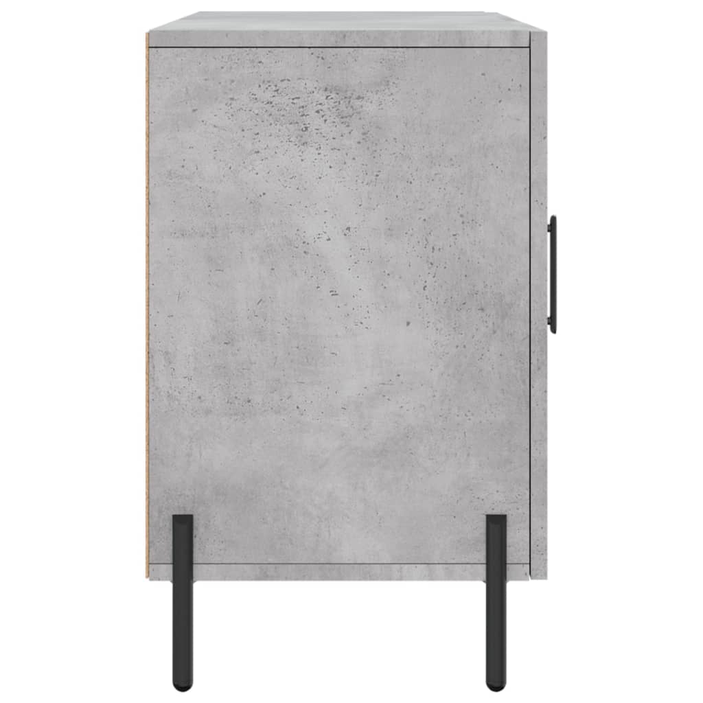 Credenza Grigio Cemento 100x36x60 cm in Legno Multistrato