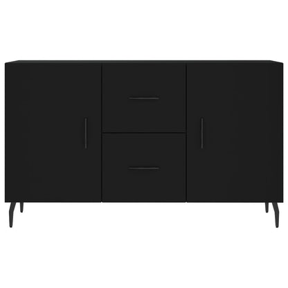 Credenza Nera 100x36x60 cm in Legno Multistrato