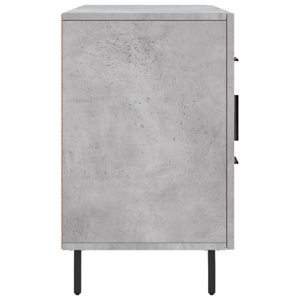 Credenza Grigio Cemento 100x36x60 cm in Legno Multistrato
