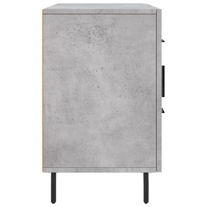 Credenza Grigio Cemento 100x36x60 cm in Legno Multistrato