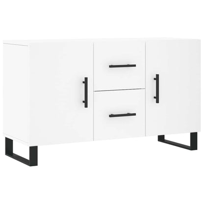 Credenza Bianca 100x36x60 cm in Legno Multistrato