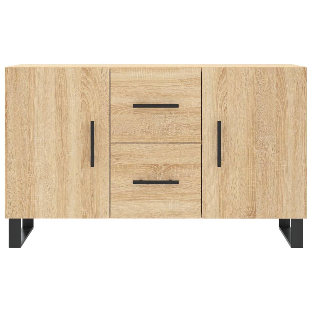 Credenza Rovere Sonoma 100x36x60 cm in Legno Multistrato