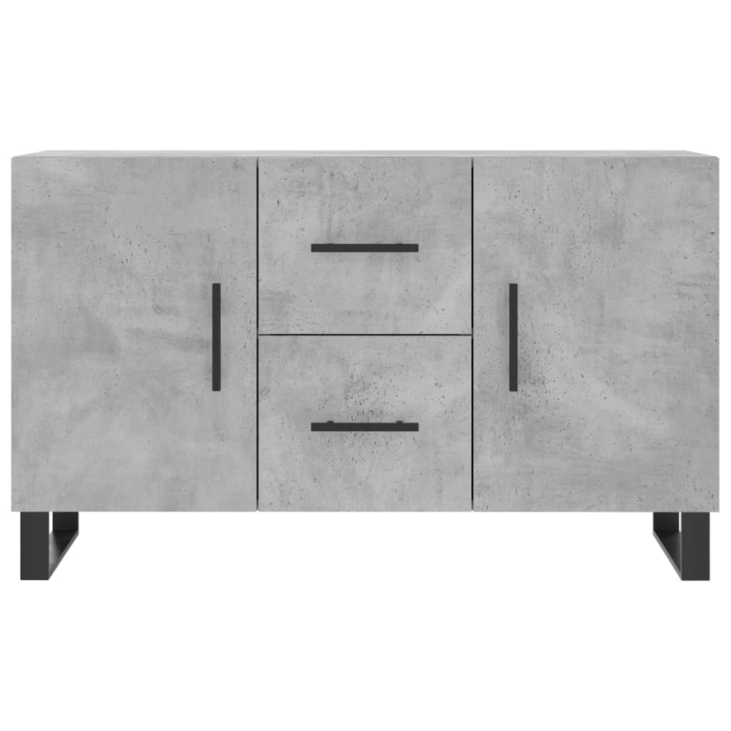 Credenza Grigio Cemento 100x36x60 cm in Legno Multistrato - homemem39