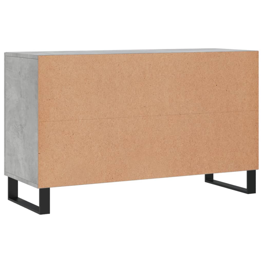 Credenza Grigio Cemento 100x36x60 cm in Legno Multistrato - homemem39