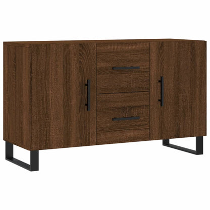 Credenza Rovere Marrone 100x36x60 cm in Legno Multistrato - homemem39
