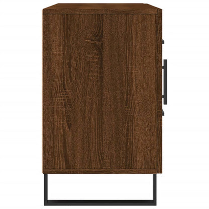 Credenza Rovere Marrone 100x36x60 cm in Legno Multistrato - homemem39