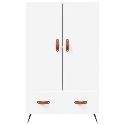 Credenza Bianca 69,5x31x115 cm in Legno Multistrato - homemem39