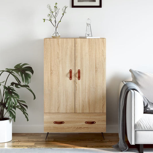Credenza Rovere Sonoma 69,5x31x115 cm in Legno Multistrato | homemem39