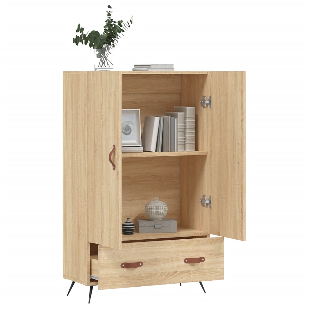 Credenza Rovere Sonoma 69,5x31x115 cm in Legno Multistrato | homemem39