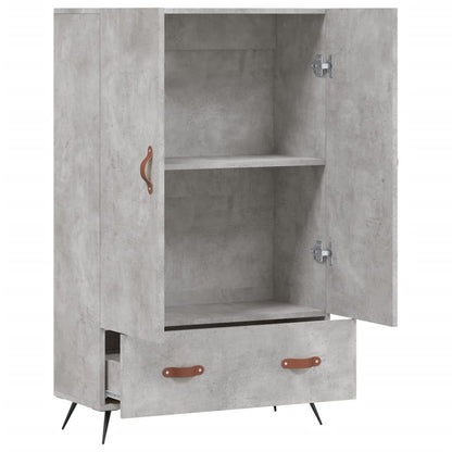 Credenza Grigio Cemento 69,5x31x115 cm in Legno Multistrato - homemem39