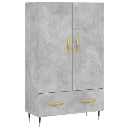 Credenza Grigio Cemento 69,5x31x115 cm in Legno Multistrato - homemem39